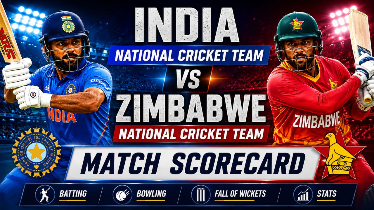India National Cricket Team vs Zimbabwe National Cricket Team Match Scorecard
