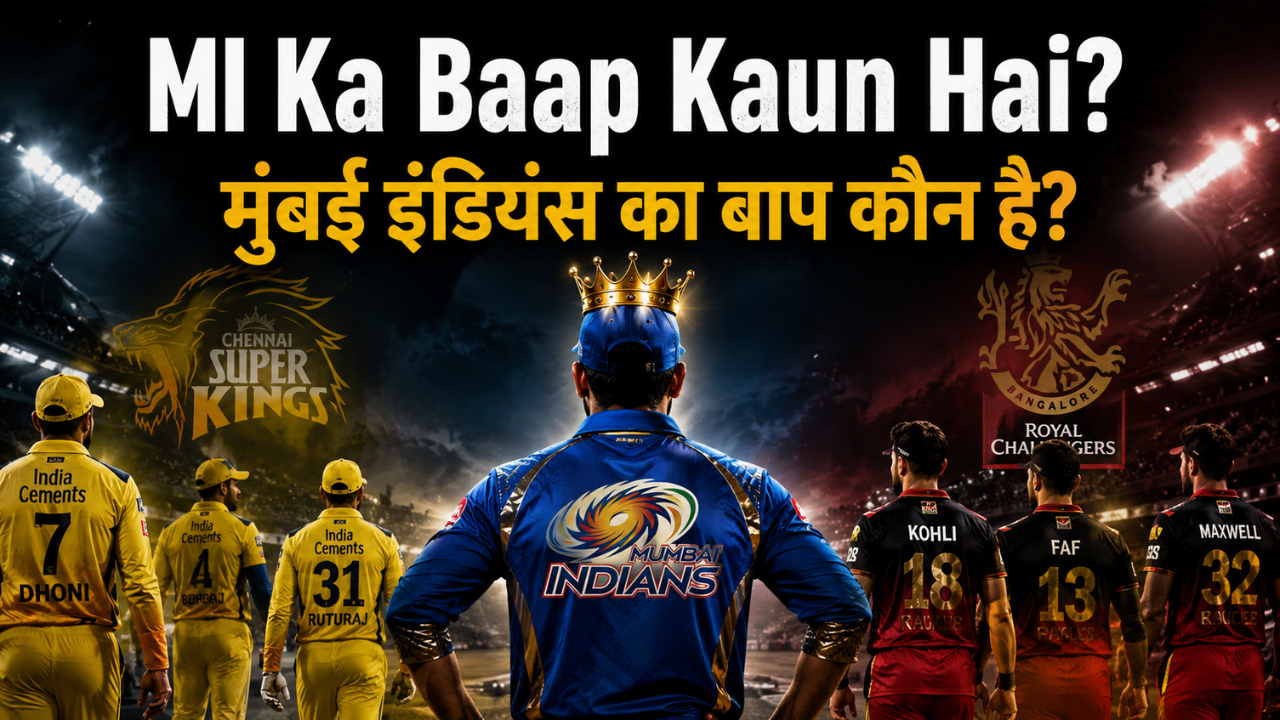 MI Ka Baap Kaun Hai? | मुंबई इंडियंस का बाप कौन है?