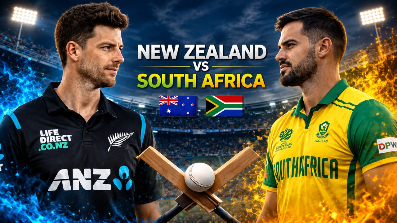 South Africa National Cricket Team vs New Zealand National Cricket Team Timeline