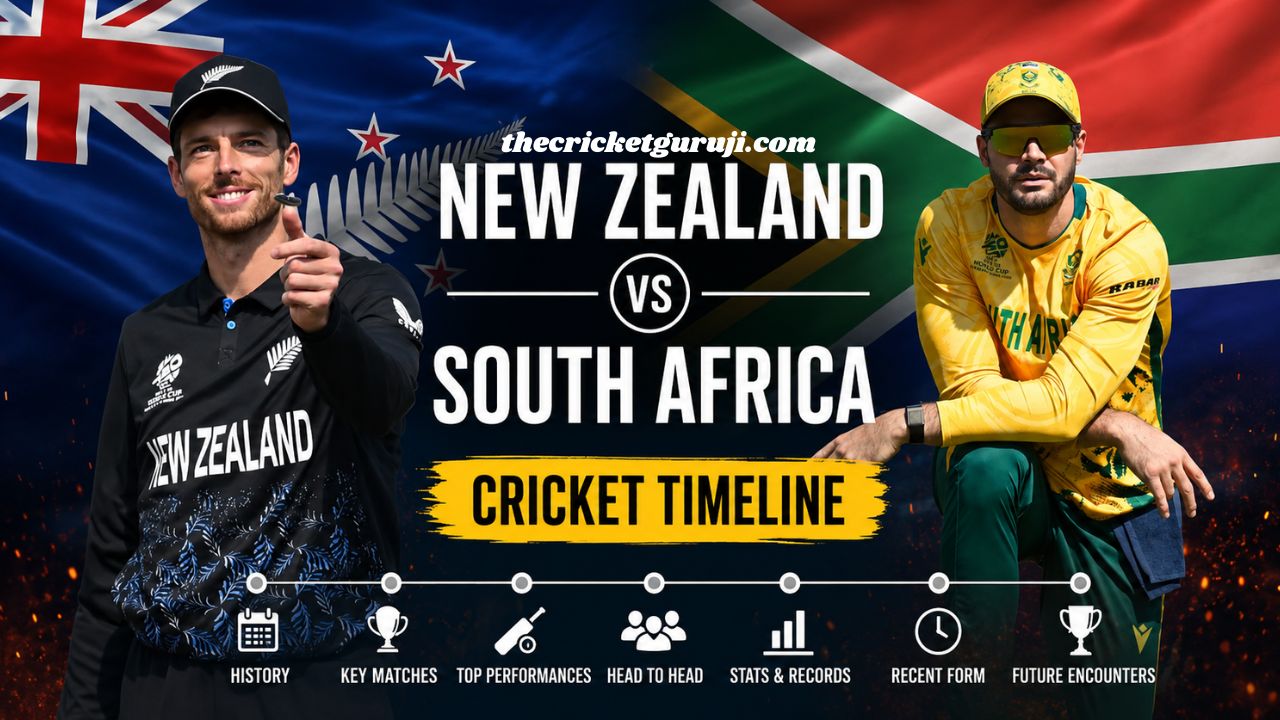New Zealand vs South Africa Cricket Timeline