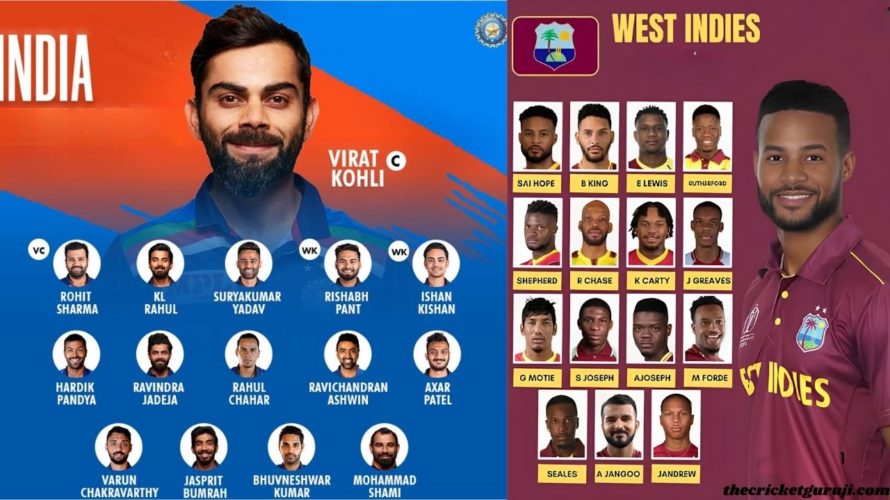 India national cricket team vs West Indies cricket team players in ODI 2026 squad huddle discussing match strategy