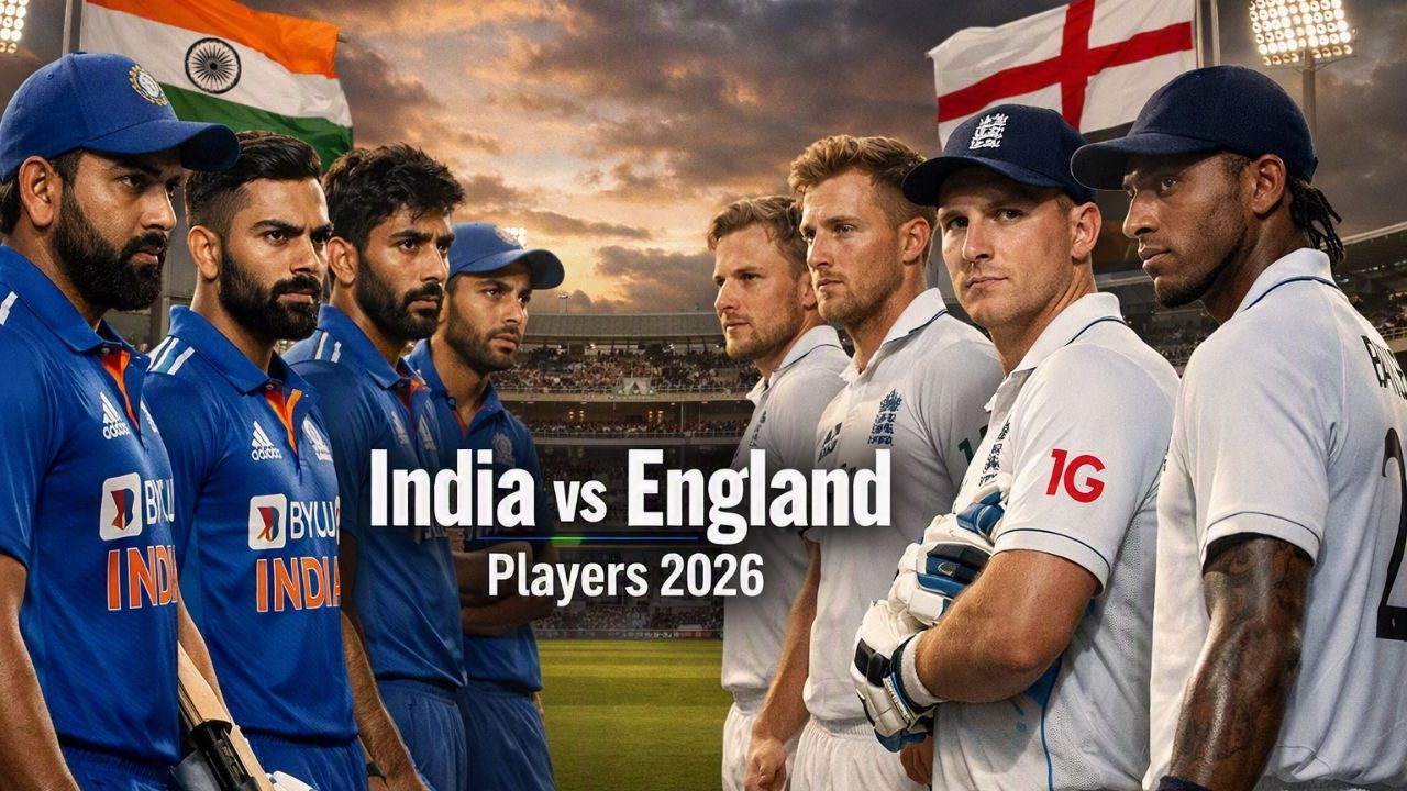 India National Cricket Team vs England Cricket Team Players