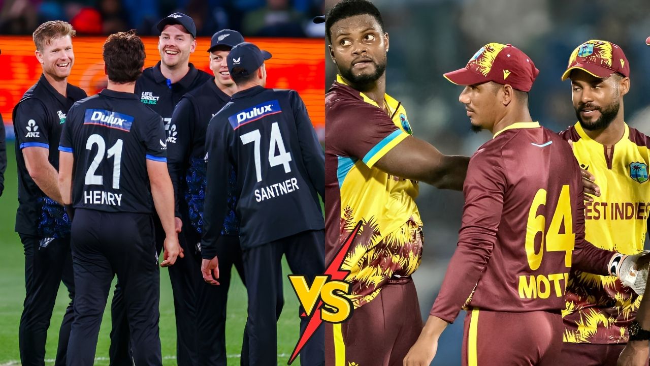 New Zealand National Cricket Team vs West Indies Cricket Team Players