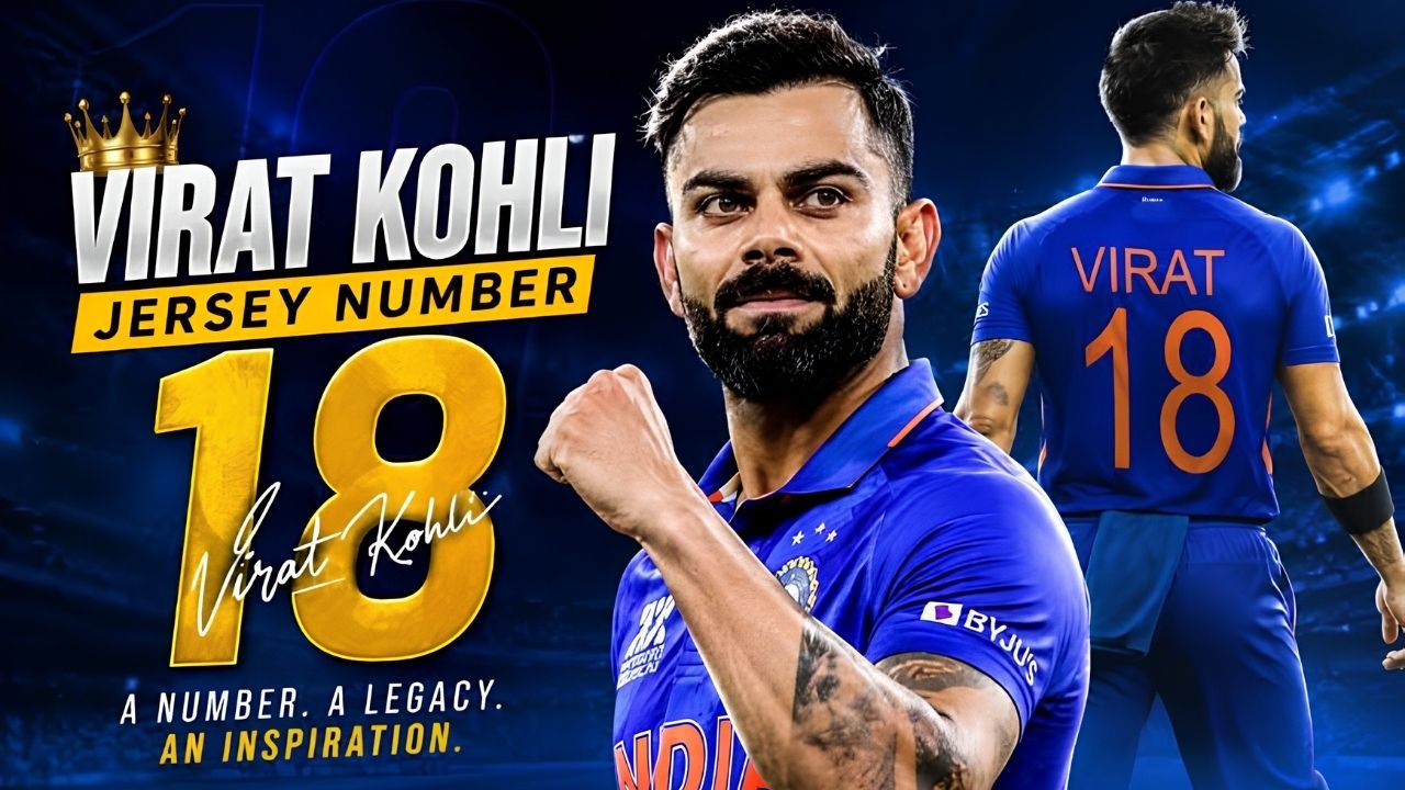 Virat Kohli Jersey Number 18