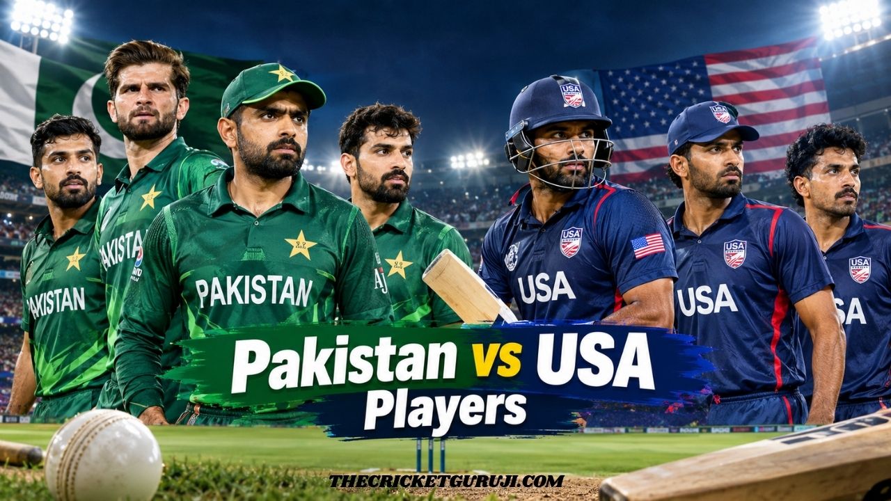 Pakistan National Cricket Team vs United States National Cricket Team Players