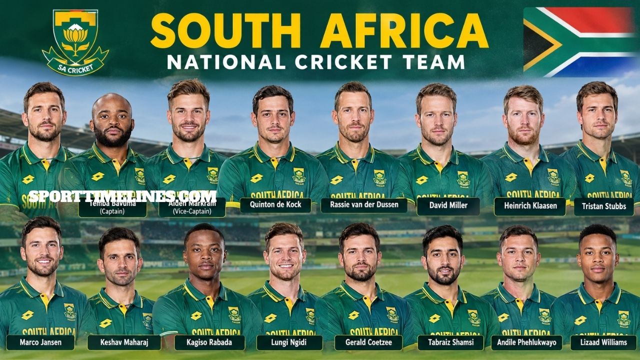 South Africa national cricket team players in 2026