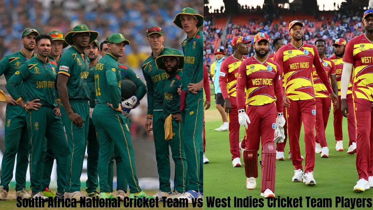 South Africa National Cricket Team vs West Indies Cricket Team Players