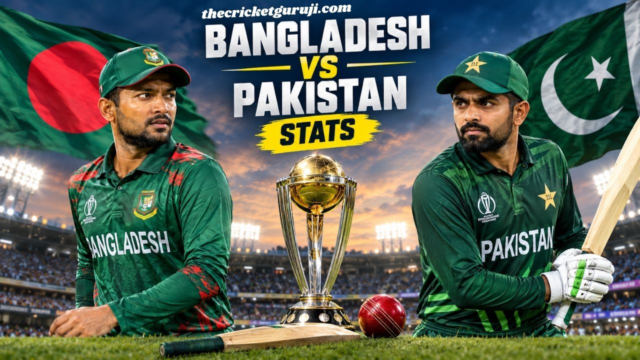 Bangladesh National Cricket Team vs Pakistan National Cricket Team Stats