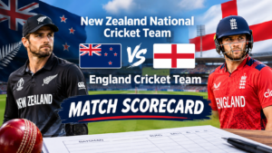 New Zealand National Cricket Team vs England Cricket Team Match Scorecard: 2026 Series Results