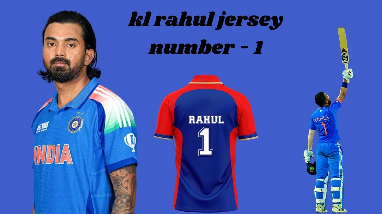 KL Rahul wearing jersey number 1 for Indian cricket